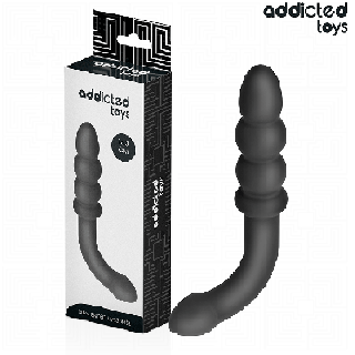 ADDICTED TOYS - MASAJEADOR ANAL DOBLE SILICONA 16,5 CM ADDICTED TOYS - MASAJEADOR ANAL DOBLE SILICONA 16,5 CM