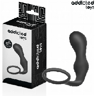 ADDICTED TOYS - PLUG ANAL CON ANILLO SILICONA MODELO 3
