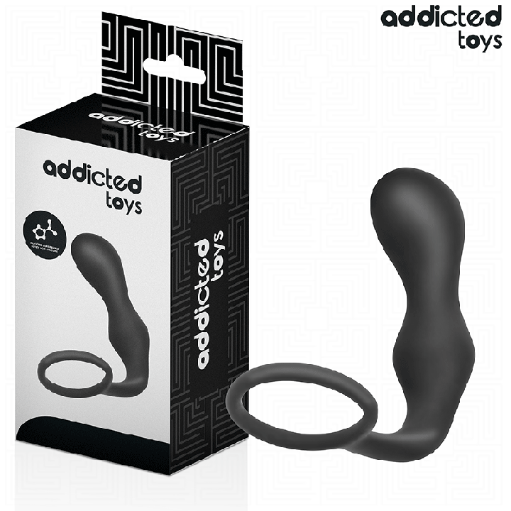 ADDICTED TOYS - PLUG ANAL CON ANILLO SILICONA MODELO 3