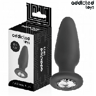 ADDICTED TOYS - PLUG ANAL CON JOYA SILICONA TALLA M 10,4 CM