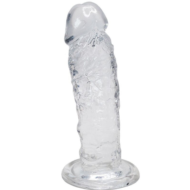 ALIVE - MAJESTIC PENE REALÍSTICO TRANSPARENTE 14.7 CM