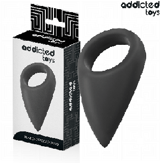 ADDICTED TOYS - ANILLO CON FORMA DE LÁGRIMA PARA EL PENE