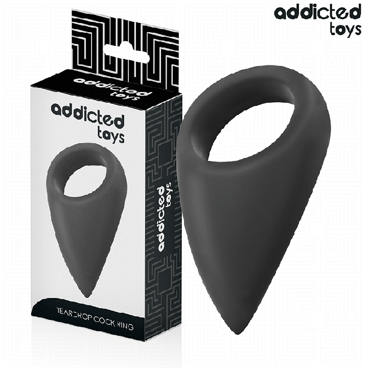 ADDICTED TOYS - ANILLO CON FORMA DE LÁGRIMA PARA EL PENE