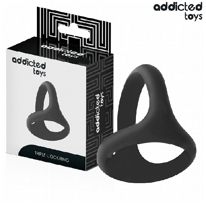 ADDICTED TOYS - ANILLO TRIPLE GRUESO PARA EL PENE
