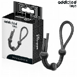 ADDICTED TOYS - CUERDA SILICONA PARA EL PENE DE LAZO TRIPLE